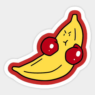 Boxing Banana Sticker